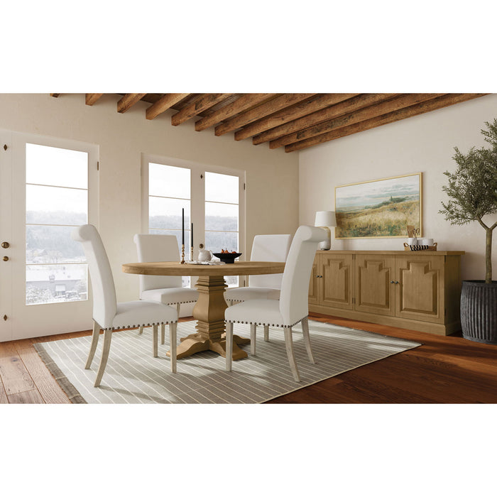 Rhea - Round Dining Table - Rustic