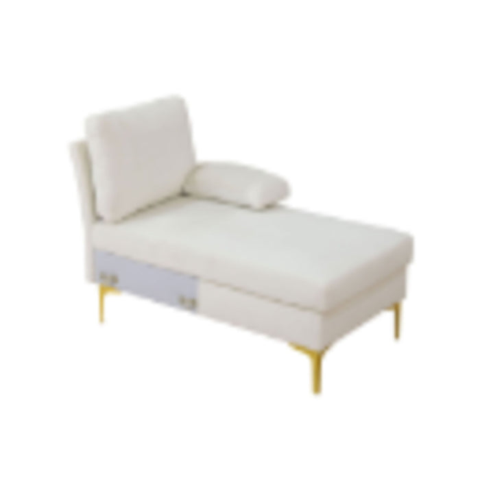 U - Shaped Sectional Sofa With Double Chaise