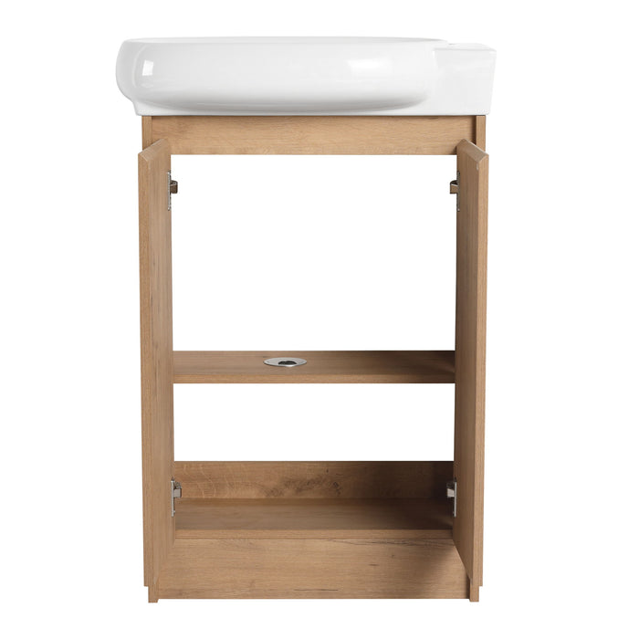 Freestanding Bathroom Vanity & Sink, Soft Close Doors