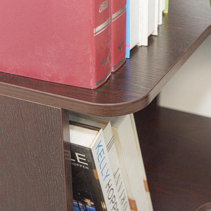 L-Shaped Corner Bookshelf