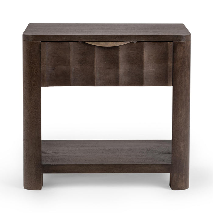 Baylee - 1 Drawer Nightstand - Cocoa Brown