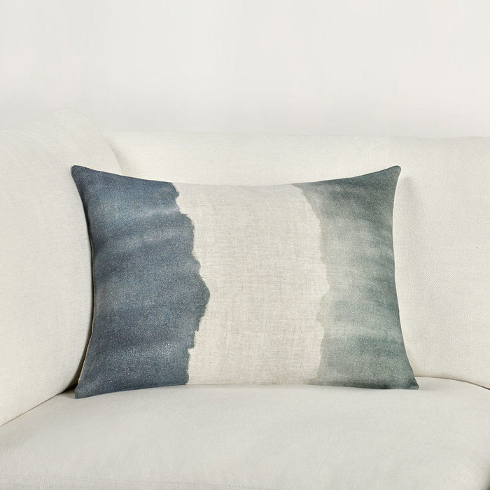 Boardwalk - Foundation Pillow - Blue / Sagebrush Green