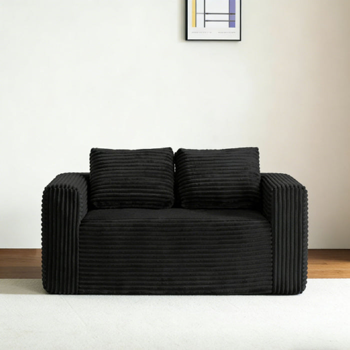 Cloud Loveseat Sofa Couch, 2 Seater Boneless Couch