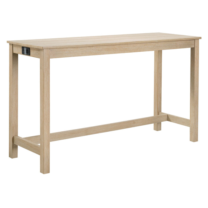4 Piece Bar Table Set With Power Outlet