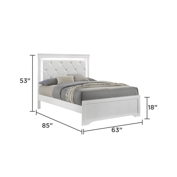 Blaze - Bed With LED Headboard