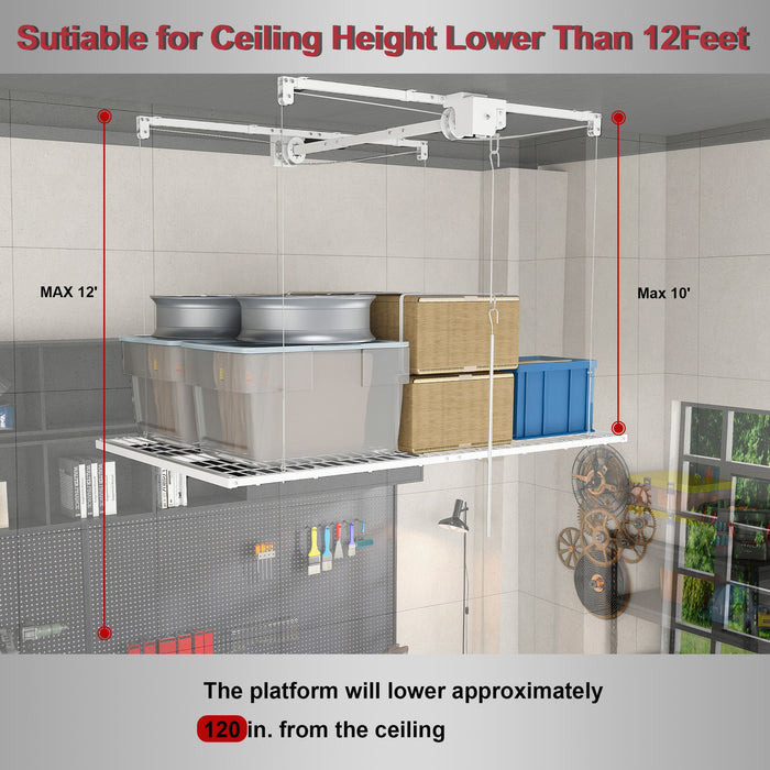 Overhead Garage Storage Rack