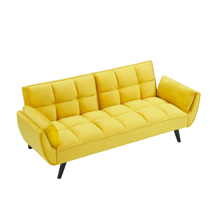 Sofa Soft Two Armrests Throw Pillow Pillow Comfortable Fit Apartment Bedroom Small Space