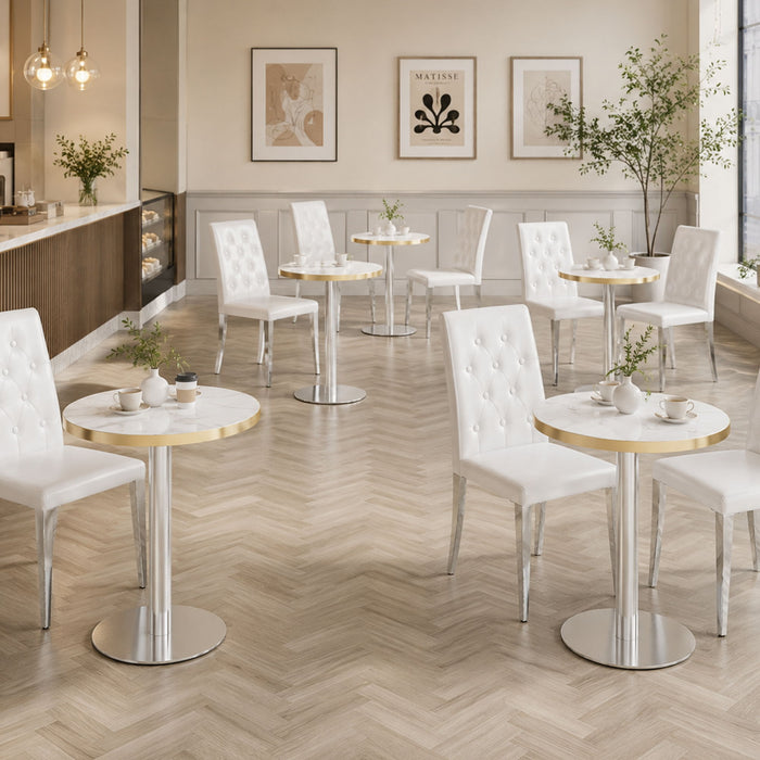 Elegant Modern Round Bistro Table