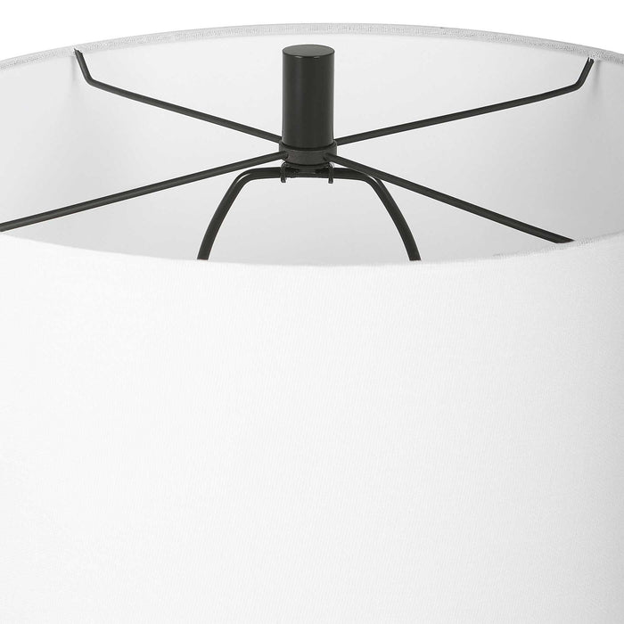 Collar - Gloss White Table Lamp