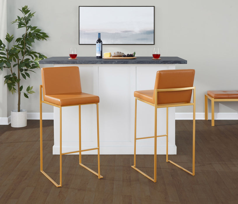 Fuji - Contemporary Design High Back Barstool