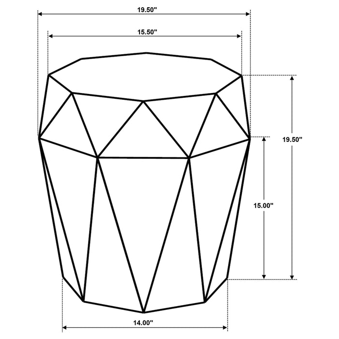 Pringle - Octagonal Side Table