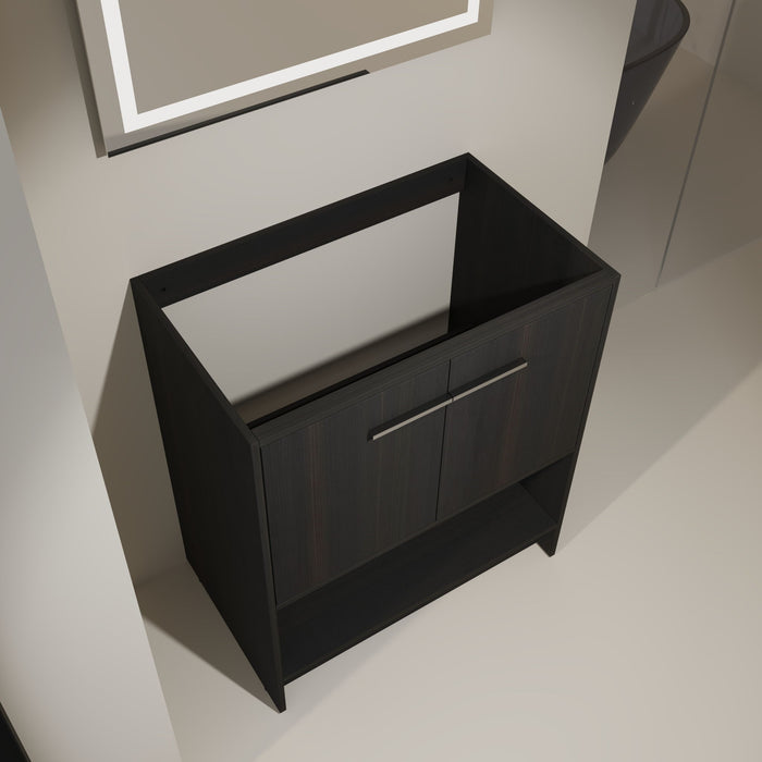 Modern Freestanding Bathroom Vanity With 2 Doors