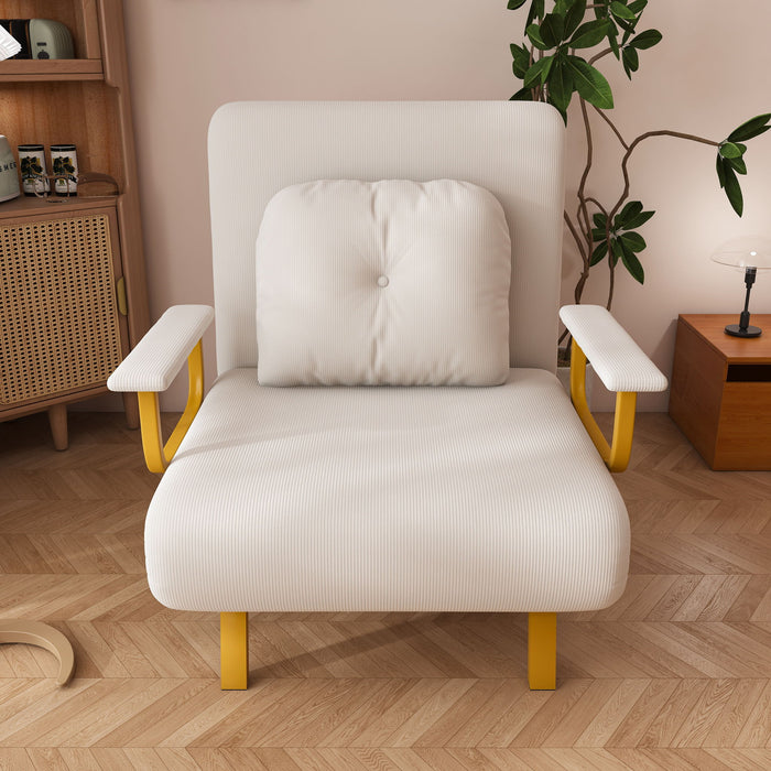 5 In 1 Folding Sofa Bed With 5 Position Adjustable Backrest
