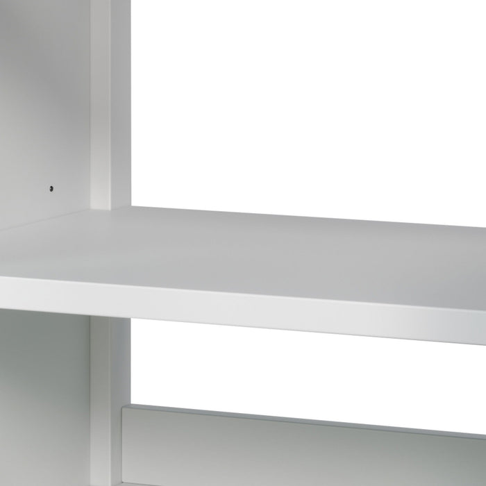 Bathroom Vanity With Ceramic Sink, Adjustable Shelf & Tip Out Tray