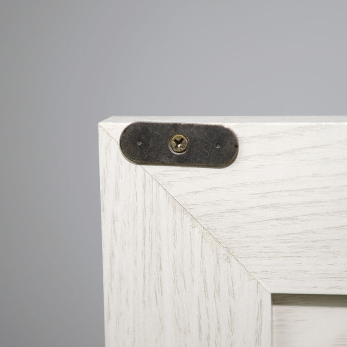 Sideboard Cabinet With Mirrored Doors, Adjustable Shelf, Metal Handles