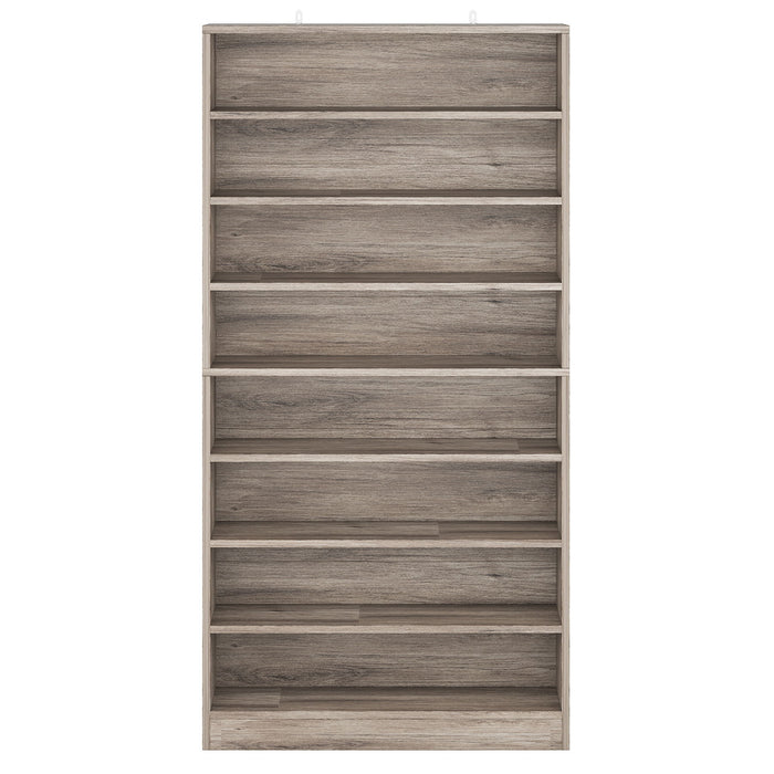 9 Tier Freestanding Shoe Cabinet, With Open Design