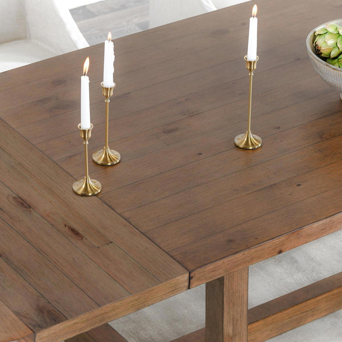 Lyra - Extendable Dining Table - Smoke Brown