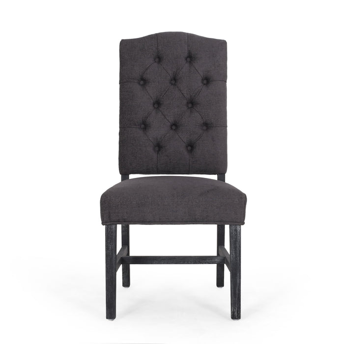 Elegant Dining Chair With Button Tufted Design