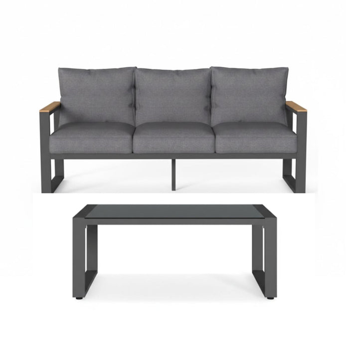 Modern Outdoor Sofa Set With Coffee Table