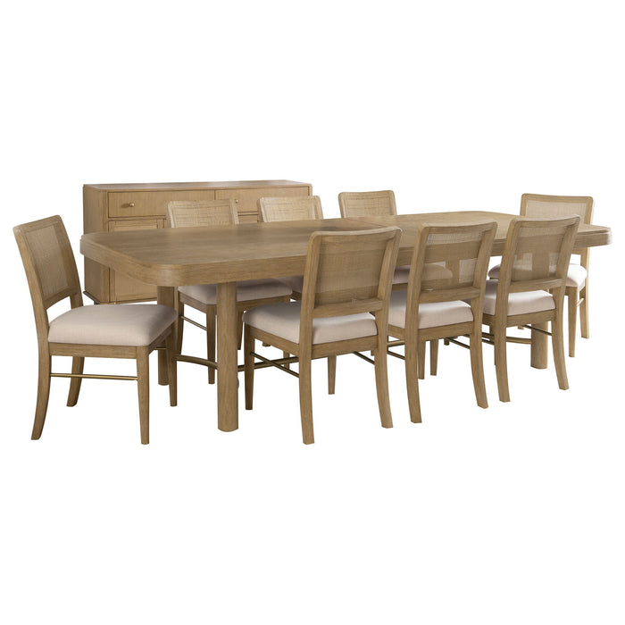 Benson - Extension Leaf Dining Table Set With Chairs