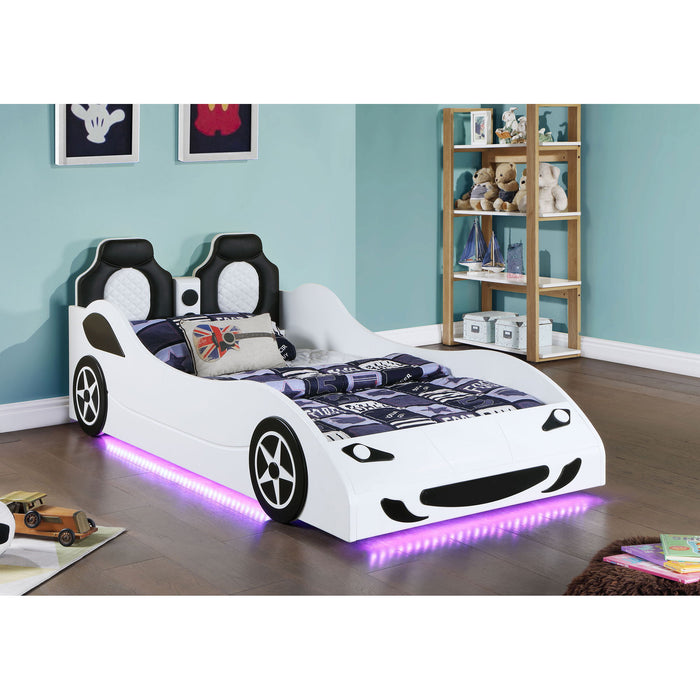 Solana - Race Car Bed With Underglow Lights