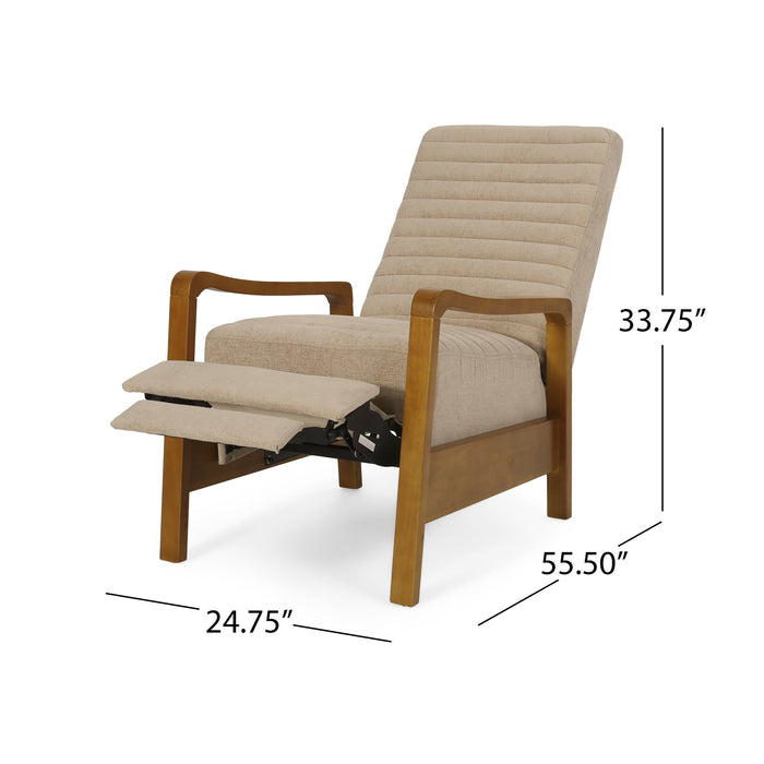 Contemporary Manual Club Recliner