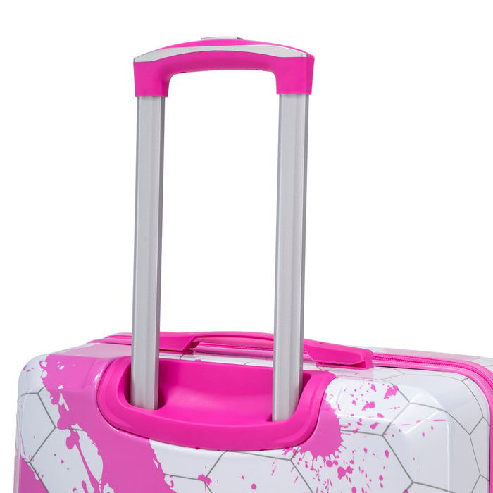 Luggage With Printed Pattern, Combination Lock
