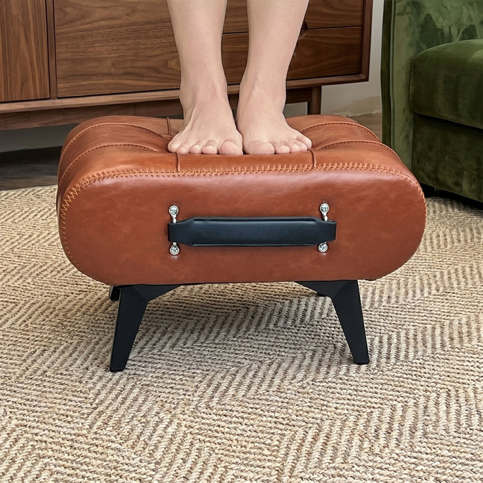 Minimalist Footstool With Hidden Storage