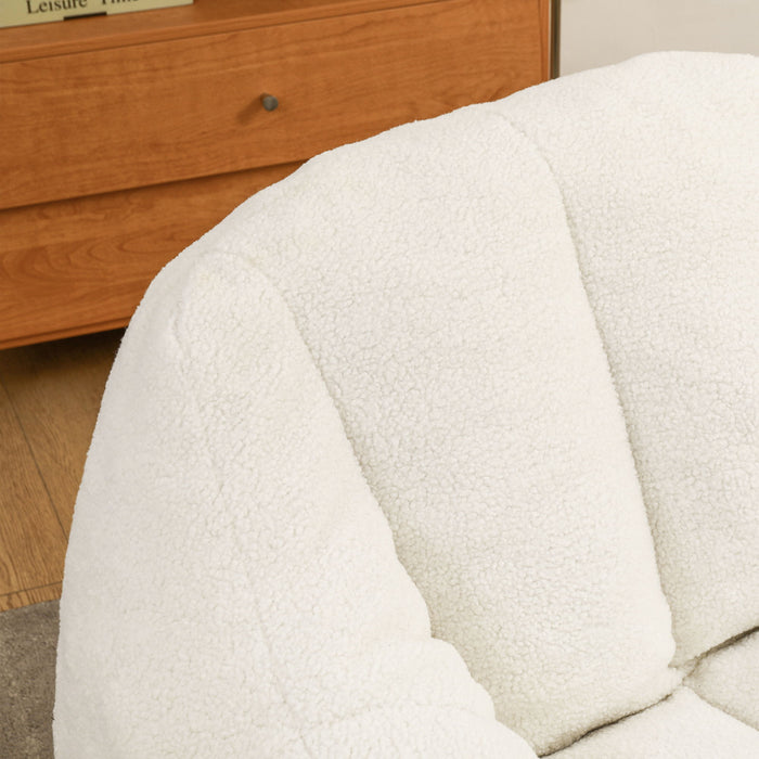 Comfy Bean Bag Chair With Memory Foam Filler, Tufted Soft
