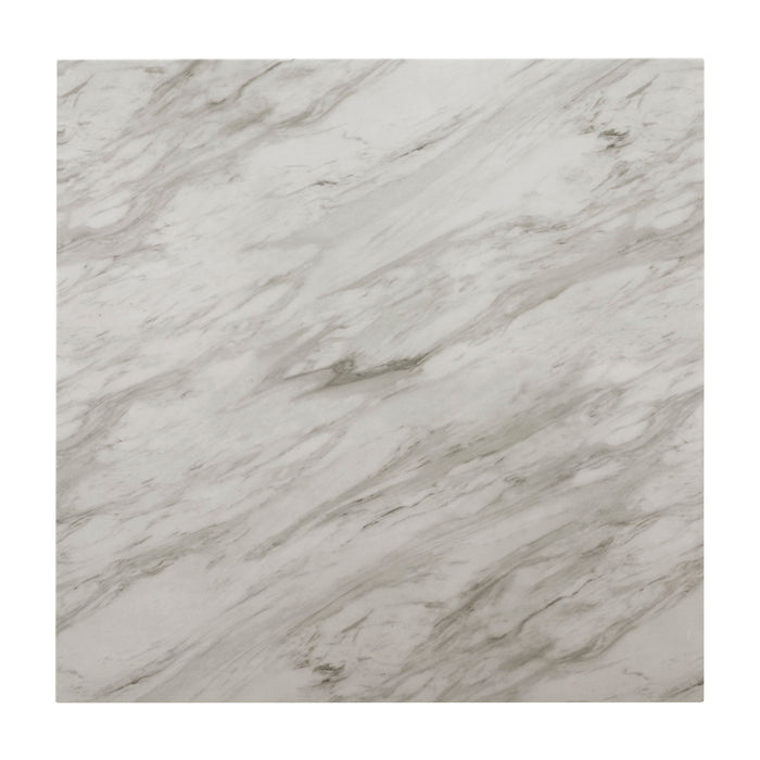 Modern 5 Piece Counter Height Dining Set With Tufted Nail Head Chairs