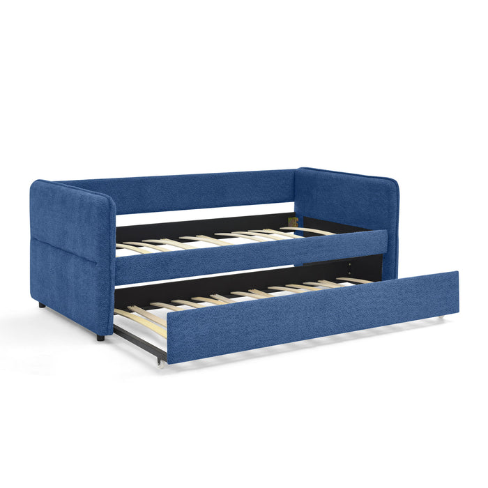 Upholstered Daybed With Pop Up Trundle