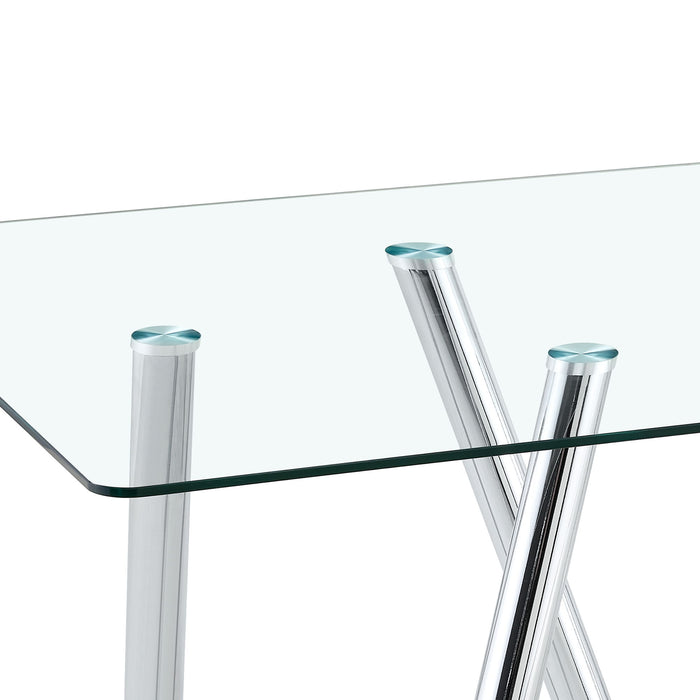 Dining Table With Transparent Surface
