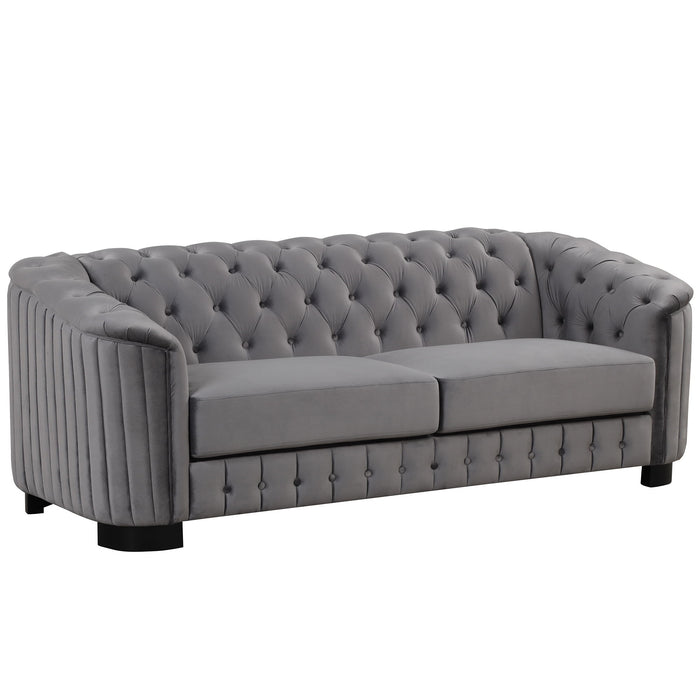 Sofa With Thick Removable Seat Cushion, 3 Seater