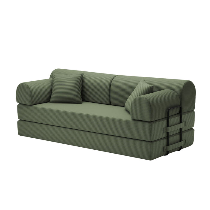 Convertible Sleeper Sofa Bed, Floor Lounge Couch For Living Room