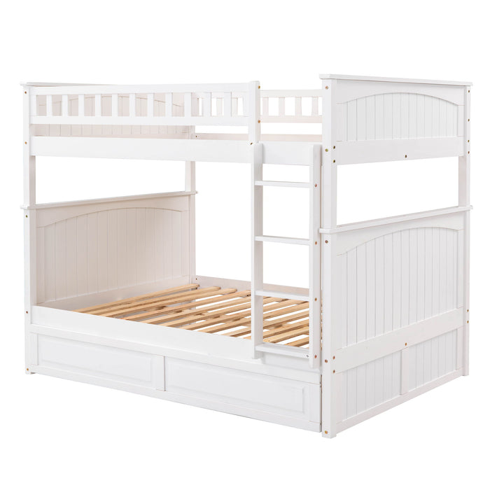 Bunk Bed With Twin Size Trundle, Guardrails