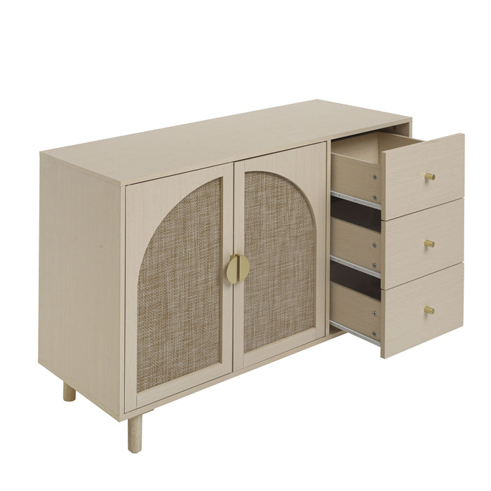 2 Door 3 Drawer Cabinet, Adjustable Storage System