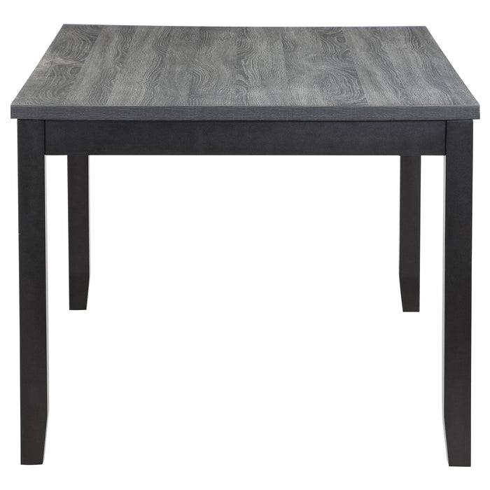 Van - Piece Dining Set - Black / Gray