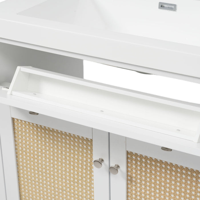 Bathroom Vanity With Double Sink, Large Storage Space