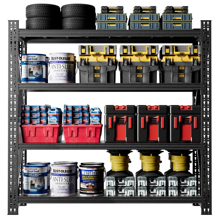 Heavy Duty 4 Shelf Garage Shelving Unit