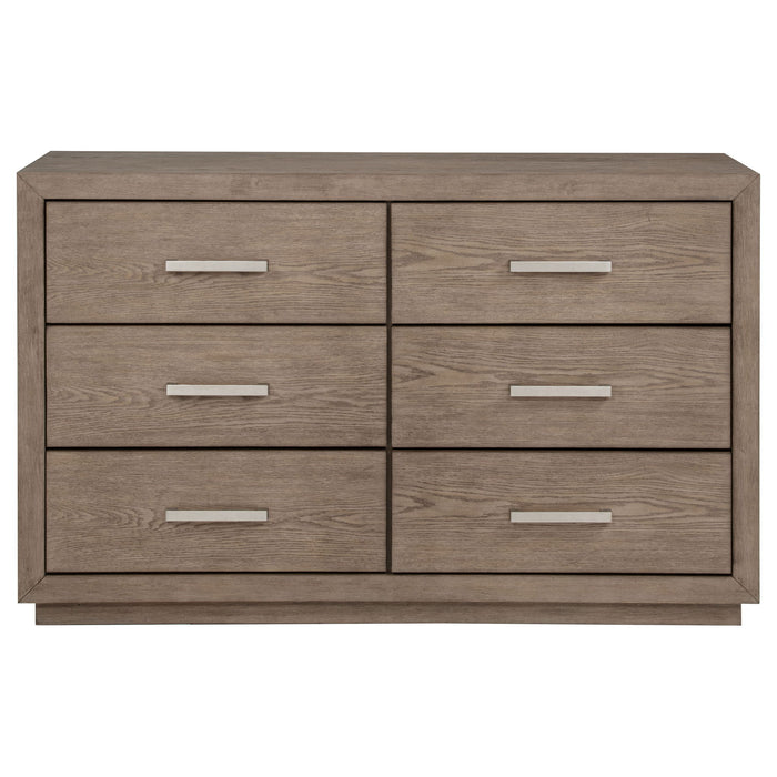 Gibbons - 6 Drawer Dresser With Ample Storage - Brown
