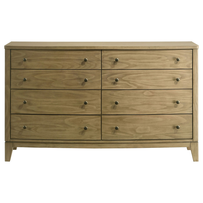 Menlo - 8 Drawer Dresser Cabinet - Natural