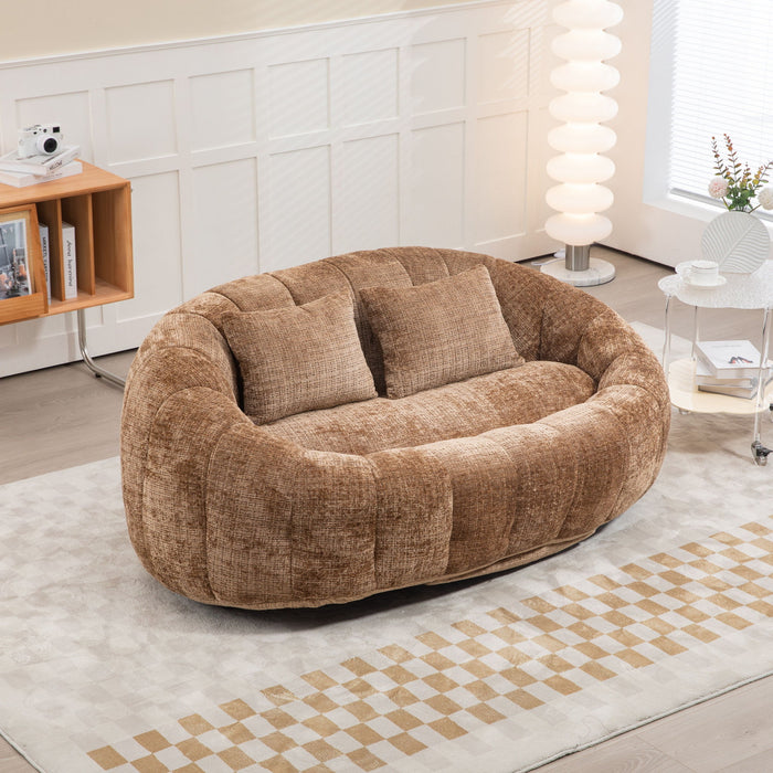Bean Bag Lazy Sofa, Durable Comfort Lounger High Back Bean Bag Chair Couch