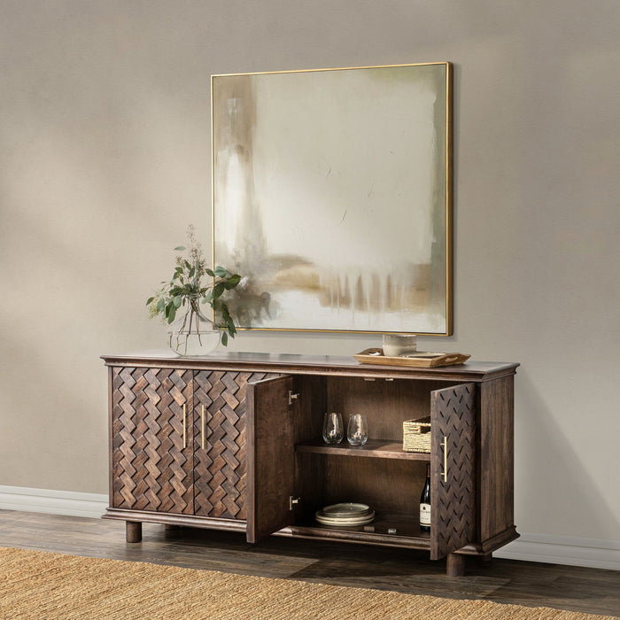 Shira - 4 Door Buffet - Kona Brown