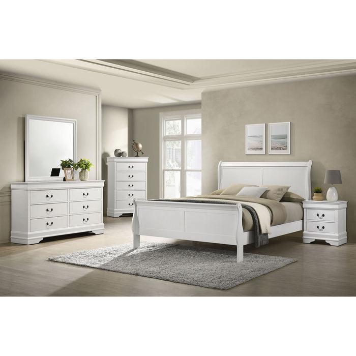 2 Drawer Nightstand - White
