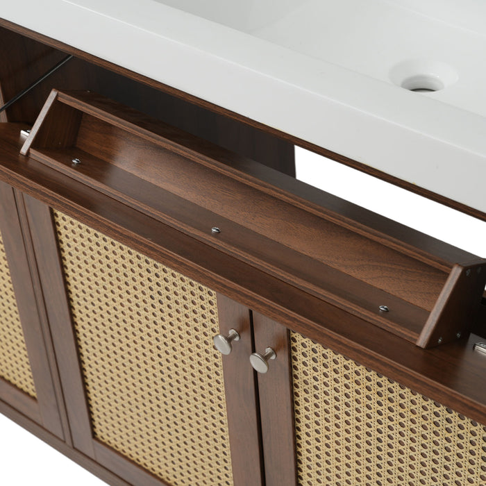 Bathroom Vanity With Double Sink, Large Storage Space