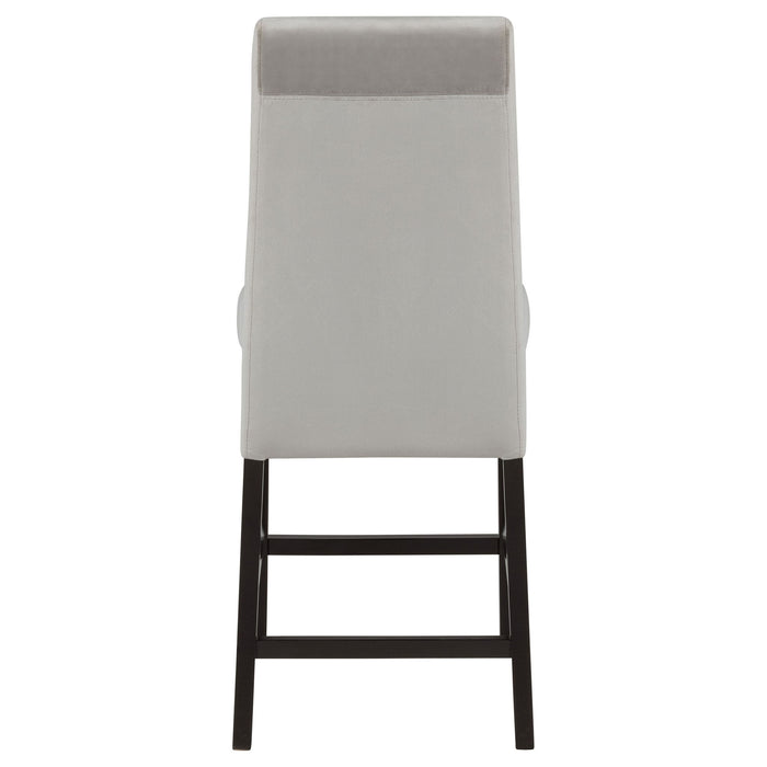 Upholstered Counter Stools (Set of 2) - Gray