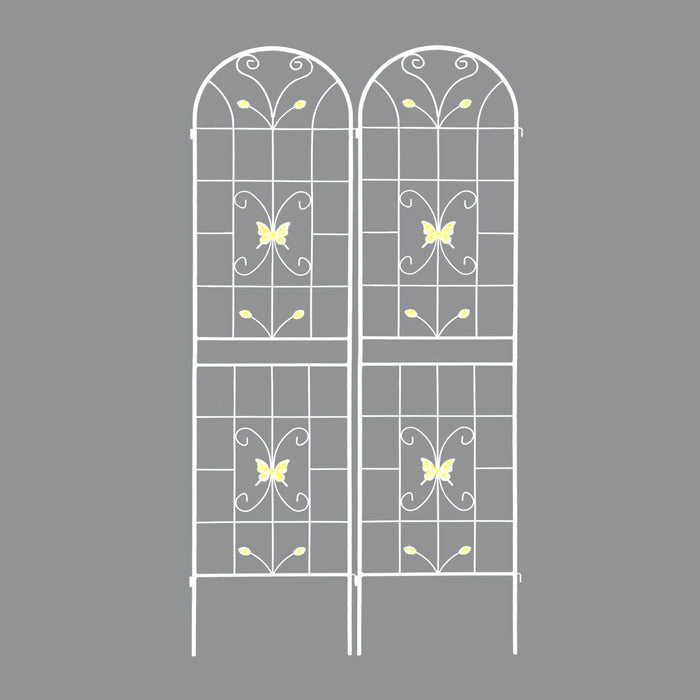 Garden Metal Trellis Rustproof Trellis For Climbing Plants Outdoor Flower Support