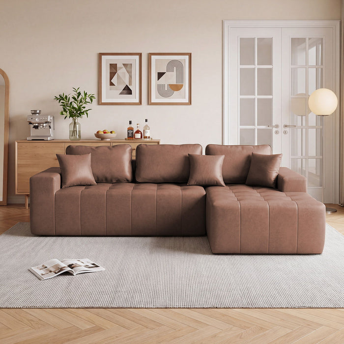 L - Shaped Corner Chaise Sofa Bed