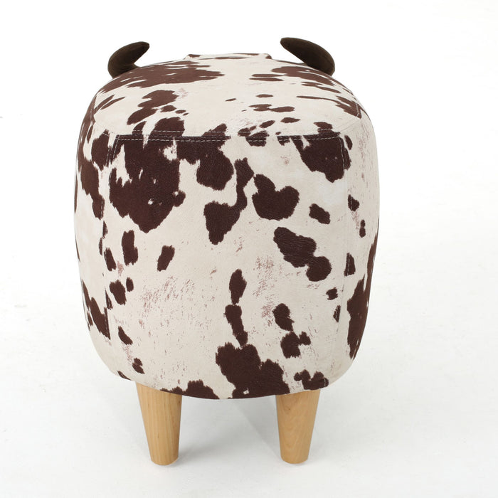 Cow Shaped Ottoman Footstool