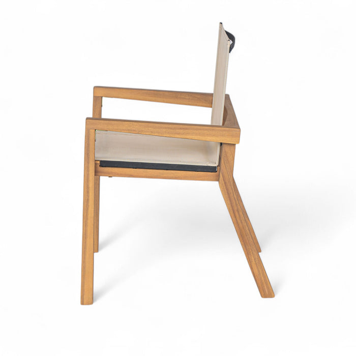 Belfast - Dining Chair With Acacia Wood Frame And Mesh Seating (Set of 2)